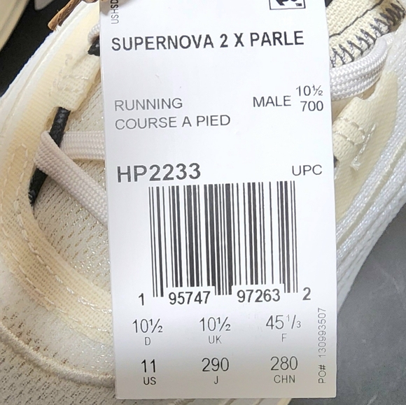 adidas Supernova 2 X Parley Mens Shoes Size 11 - Picture 5 of 9